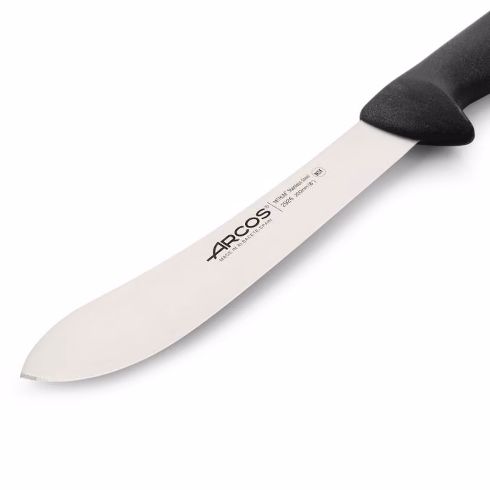 Arcos Cuchillo Carnicero Color Negro Serie 2900 200 Mm