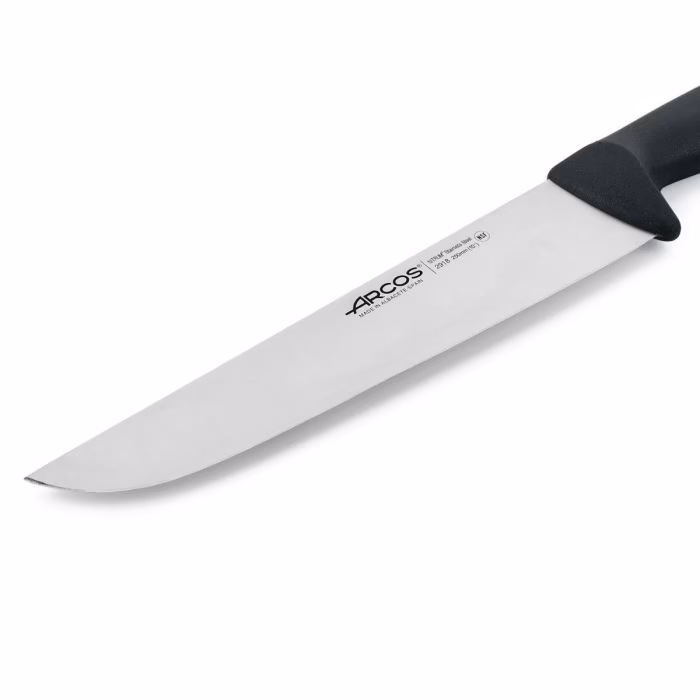 Arcos Cuchillo Carnicero Color Negro Serie 2900 250 Mm