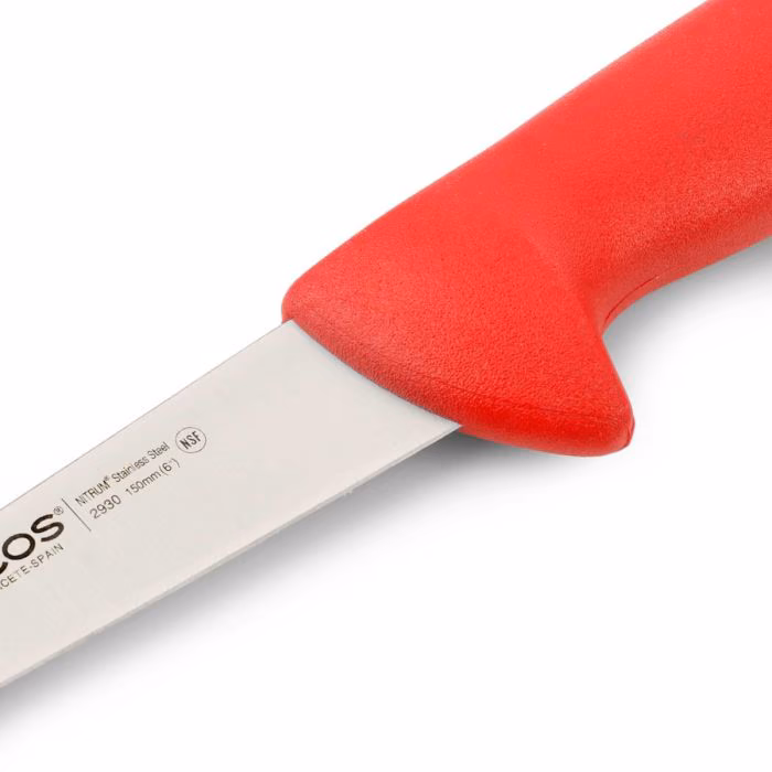 Arcos Cuchillo Carnicero Color Rojo Serie 2900 150 Mm