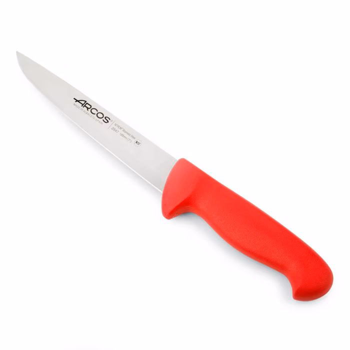 Arcos Cuchillo Carnicero color rojo Serie 2900 180 mm