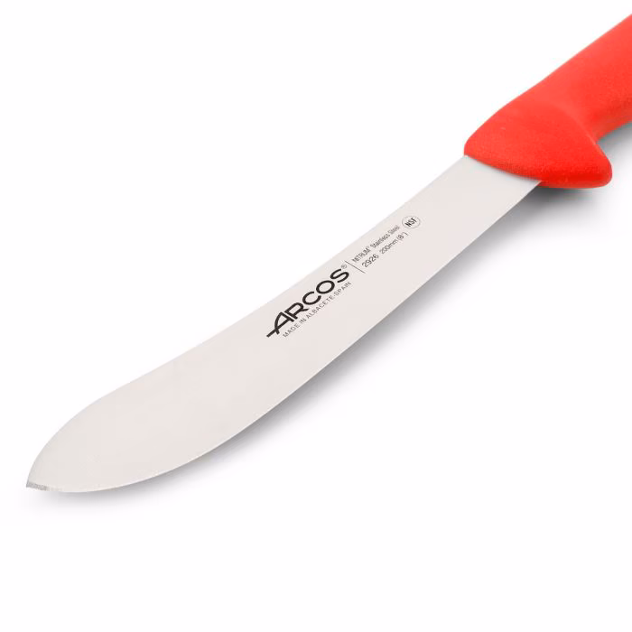 Arcos Cuchillo Carnicero Color Rojo Serie 2900 200 Mm