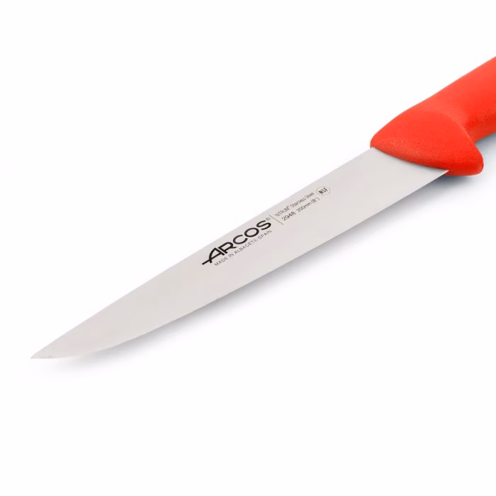 Arcos Cuchillo Carnicero Color Rojo Serie 2900 200 Mm