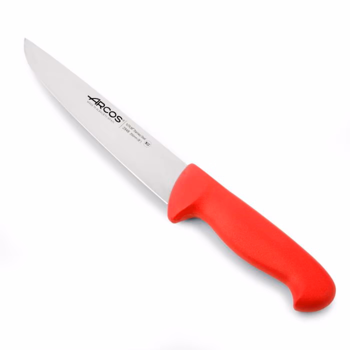 Arcos Cuchillo Carnicero color rojo Serie 2900 200 mm