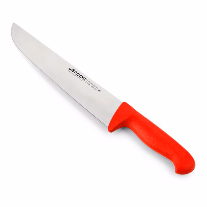Arcos Cuchillo Carnicero color rojo Serie 2900 250 mm