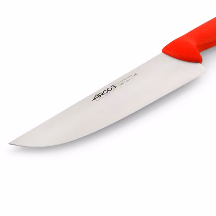 Arcos Cuchillo Carnicero Color Rojo Serie 2900 250 Mm