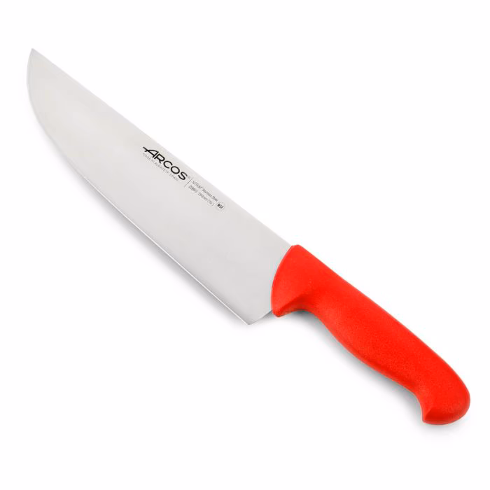 Arcos Cuchillo Carnicero color rojo Serie 2900 250 mm