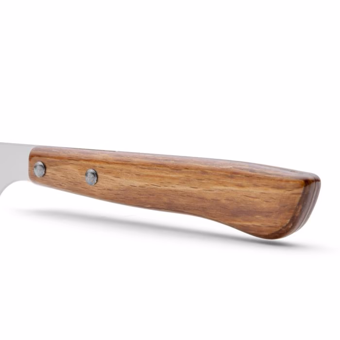Arcos Cuchillo Chuletero Madera Haya Comprimida Con Sierra 105 Mm