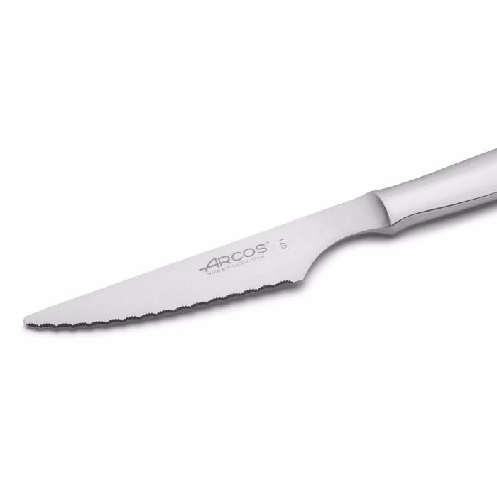 Arcos Cuchillo Chuletero Monoblock Filo Con Sierra 110 Mm