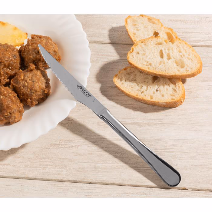 Arcos Cuchillo Chuletero Serrado 110 Mm Serie Lisboa