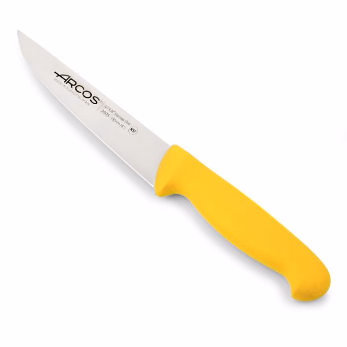 Arcos Cuchillo Cocina color amarillo Serie 2900 150 mm