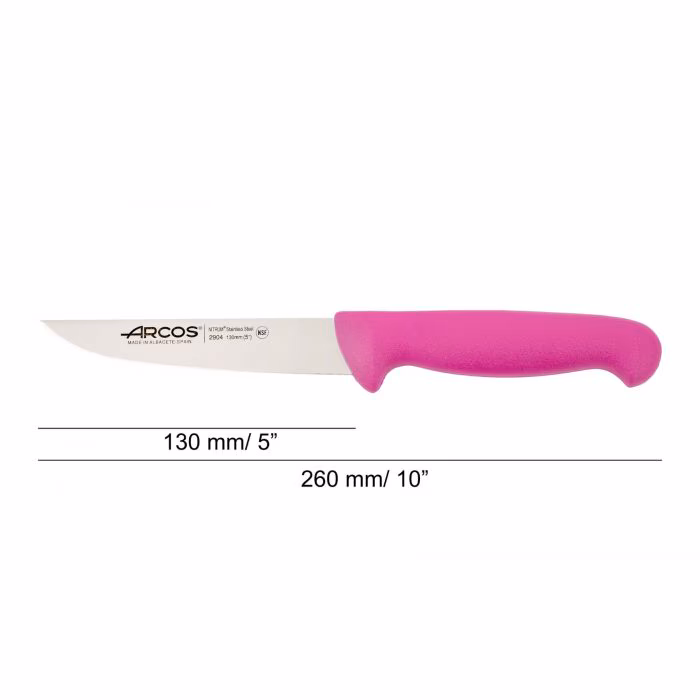 Arcos Cuchillo Cocina Color Fucsia Serie 2900 130 Mm