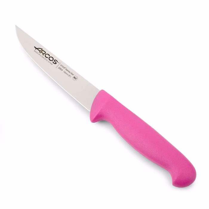 Arcos Cuchillo Cocina Color Fucsia Serie 2900 130 Mm