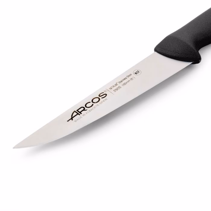 Arcos Cuchillo Cocina Color Negro Serie 2900 150 Mm