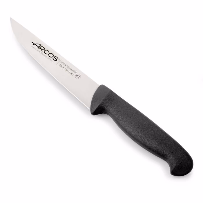 Arcos Cuchillo Cocina color negro Serie 2900 150 mm