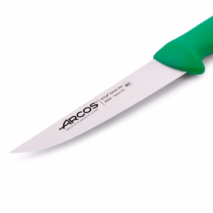 Arcos Cuchillo Cocina Color Verde Serie 2900 130 Mm