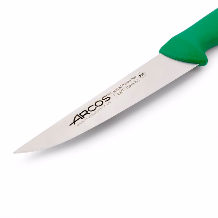 Arcos Cuchillo Cocina Color Verde Serie 2900 150 Mm