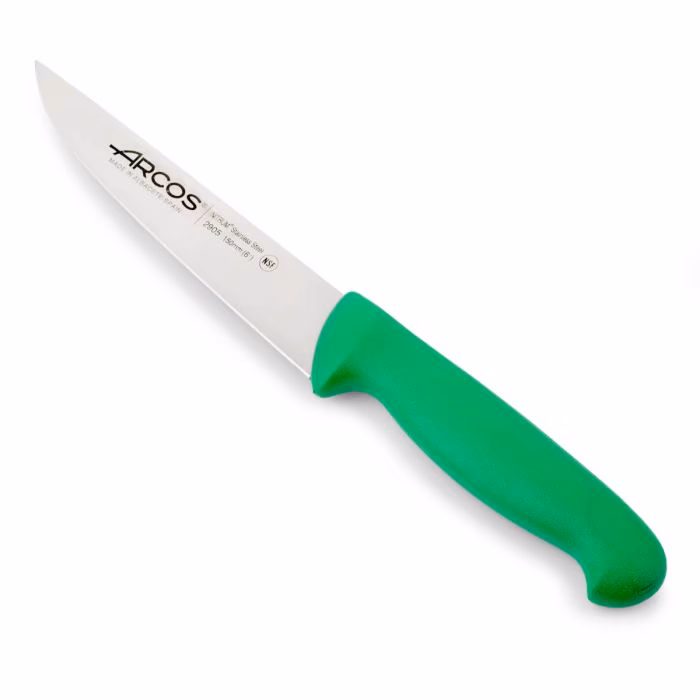 Arcos Cuchillo Cocina color verde Serie 2900 150 mm