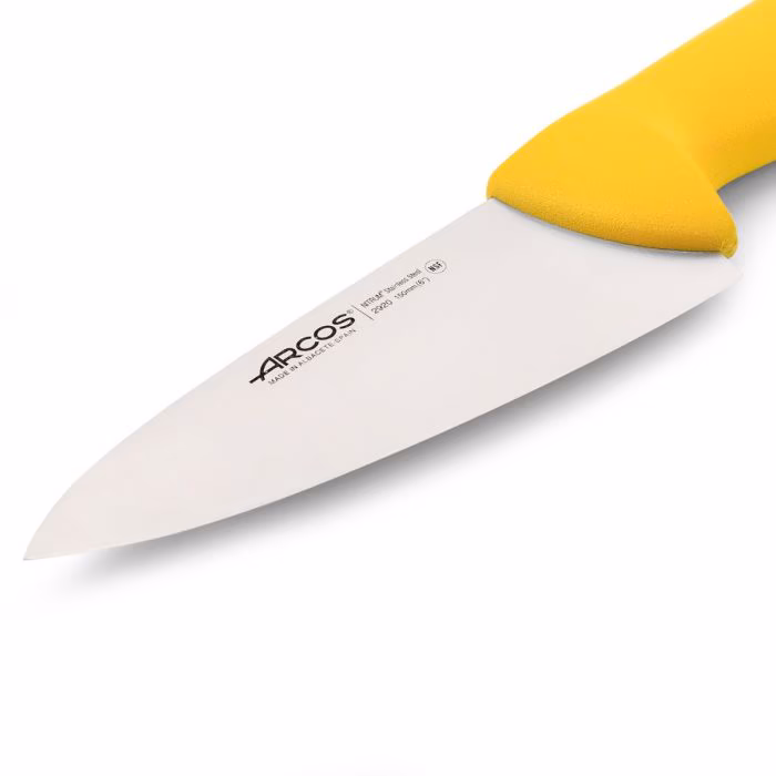 Arcos Cuchillo Cocinero Color Amarillo Serie 2900 150 Mm
