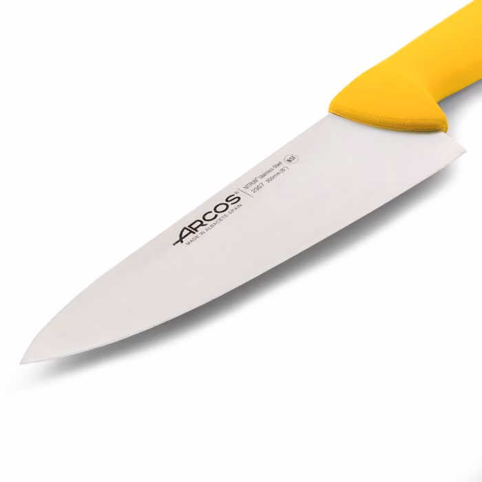 Arcos Cuchillo Cocinero Color Amarillo Serie 2900 200 Mm