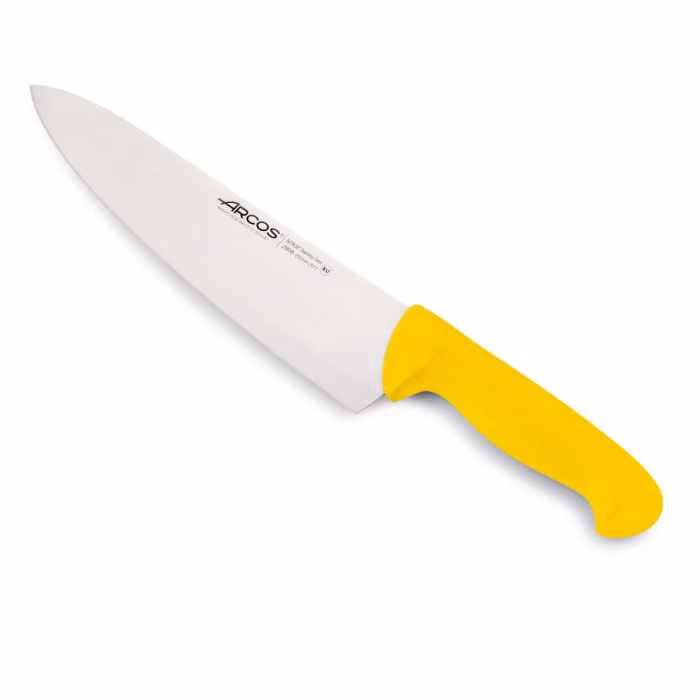 Arcos Cuchillo Cocinero color amarillo Serie 2900 250 mm