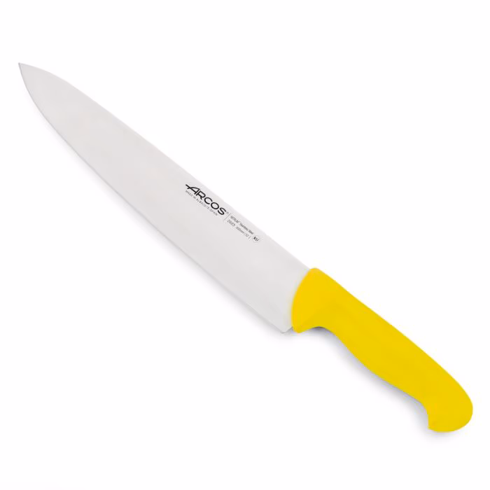 Arcos Cuchillo Cocinero color amarillo Serie 2900 300 mm