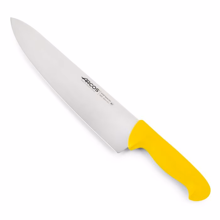 Arcos Cuchillo Cocinero color amarillo Serie 2900 300 mm