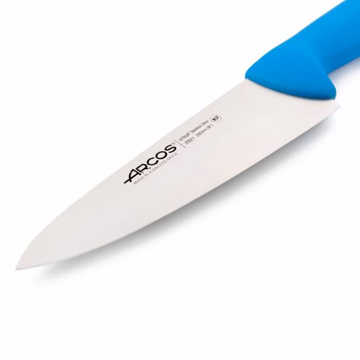 Arcos Cuchillo Cocinero Color Azul Serie 2900 200 Mm