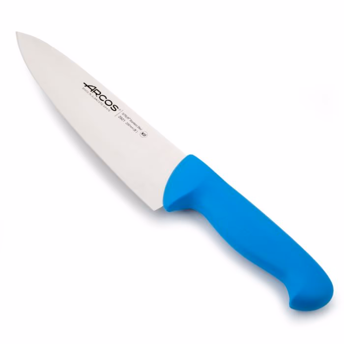 Arcos Cuchillo Cocinero color azul Serie 2900 200 mm