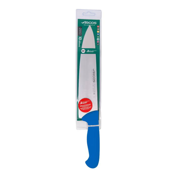 Arcos Cuchillo Cocinero color azul Serie 2900 250 mm