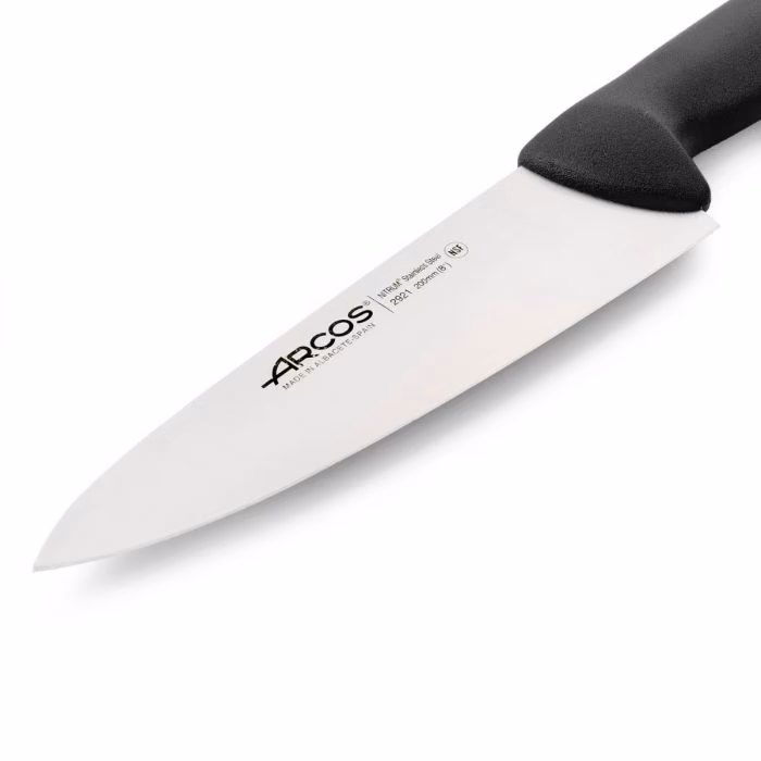 Arcos Cuchillo Cocinero Color Negro Serie 2900 200 Mm