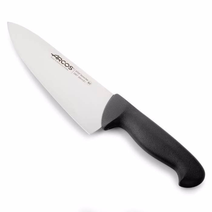 Arcos Cuchillo Cocinero color negro Serie 2900 200 mm