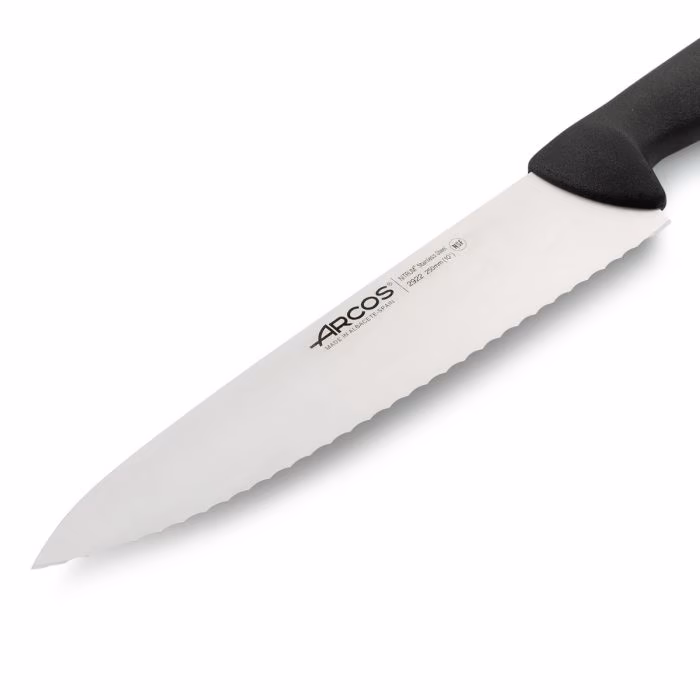 Arcos Cuchillo Cocinero Color Negro Serie 2900 250 Mm