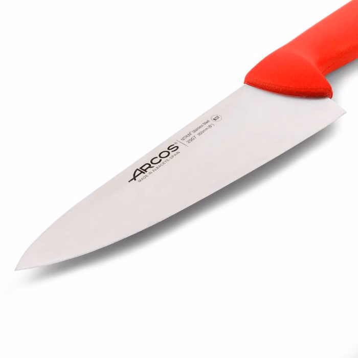 Arcos Cuchillo Cocinero Color Rojo Serie 2900 200 Mm