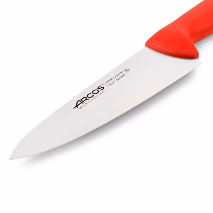 Arcos Cuchillo Cocinero Color Rojo Serie 2900 200 Mm