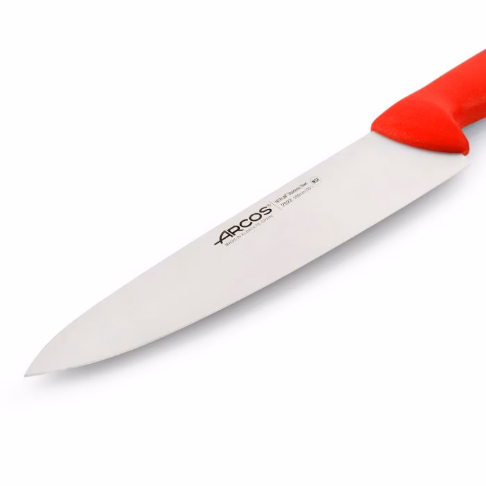 Arcos Cuchillo Cocinero Color Rojo Serie 2900 250 Mm