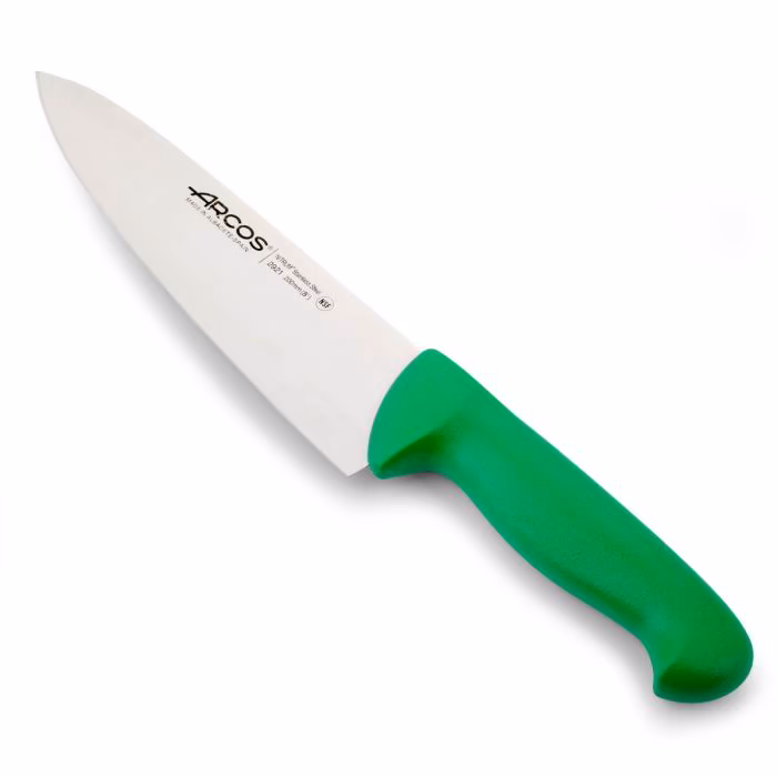 Arcos Cuchillo Cocinero color verde Serie 2900 200 mm