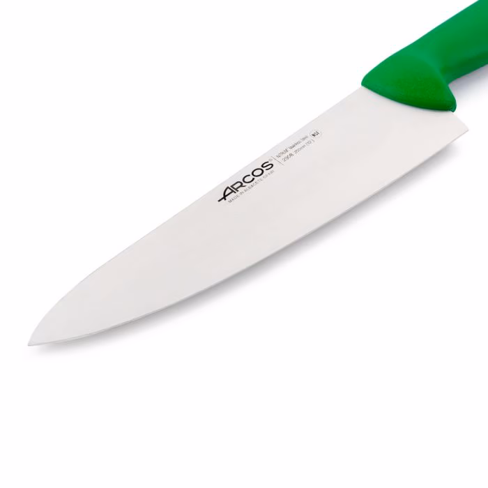Arcos Cuchillo Cocinero Color Verde Serie 2900 250 Mm