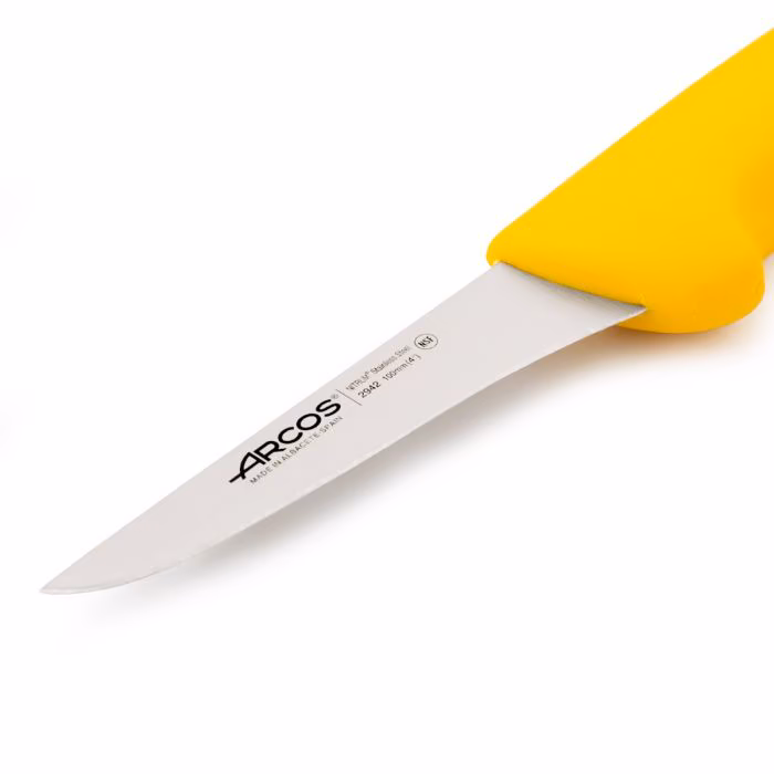 Arcos Cuchillo Deshuesador Color Amarillo Serie 2900 100 Mm