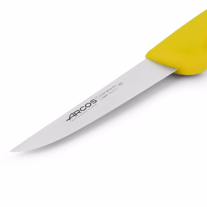 Arcos Cuchillo Deshuesador Color Amarillo Serie 2900 130 Mm