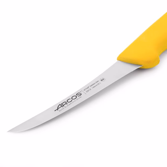 Arcos Cuchillo Deshuesador Color Amarillo Serie 2900 140 Mm