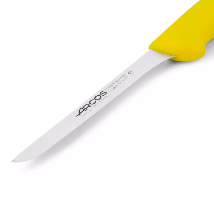 Arcos Cuchillo Deshuesador Color Amarillo Serie 2900 160 Mm