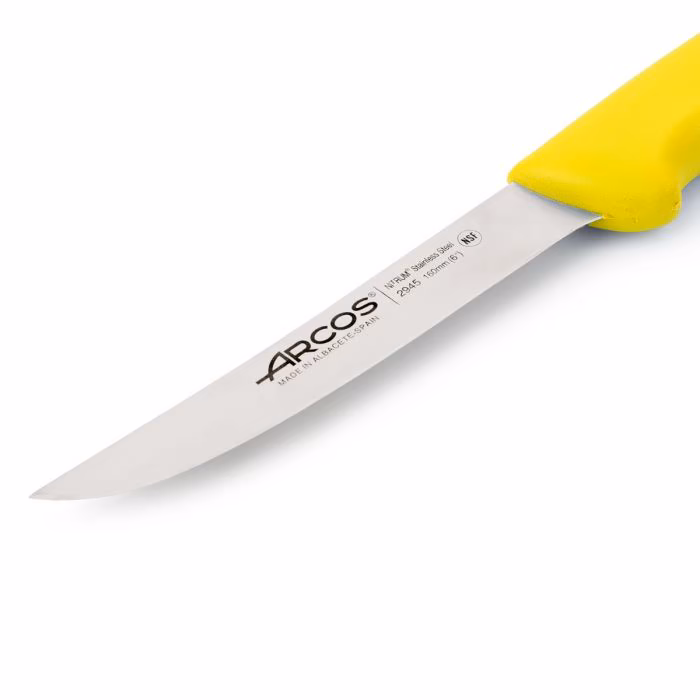 Arcos Cuchillo Deshuesador Color Amarillo Serie 2900 160 Mm