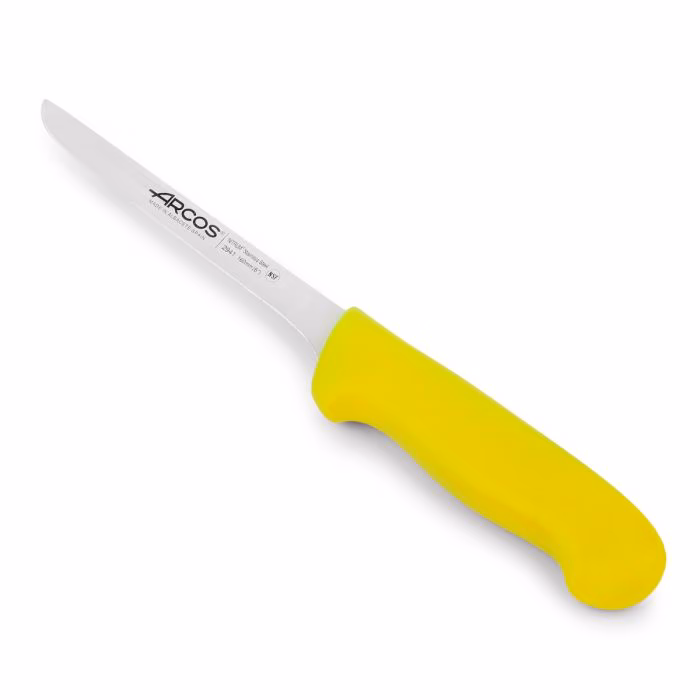 Arcos Cuchillo Deshuesador color amarillo Serie 2900 160 mm