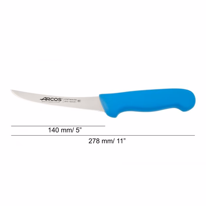Arcos Cuchillo Deshuesador Color Azul Serie 2900 140 Mm
