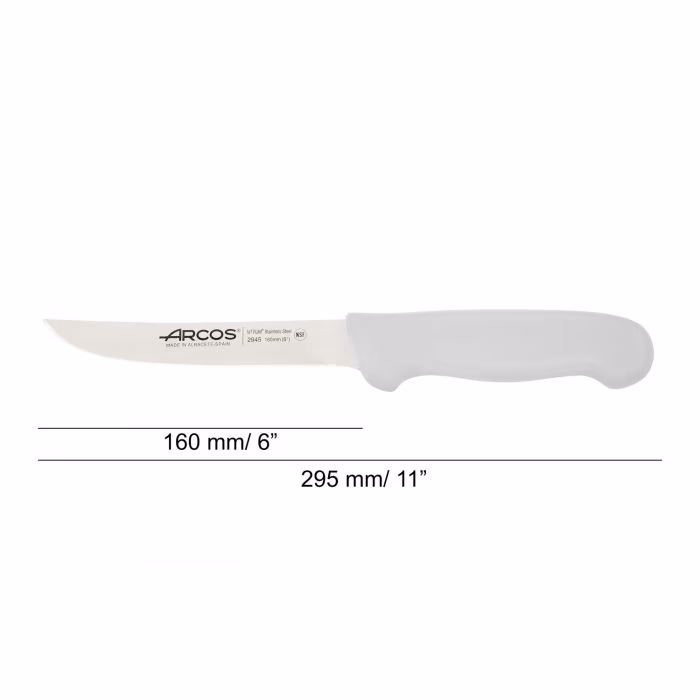 Arcos Cuchillo Deshuesador Color Blanco Serie 2900 160 Mm