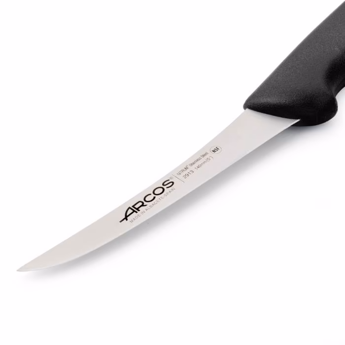 Arcos Cuchillo Deshuesador Color Negro Serie 2900 140 Mm