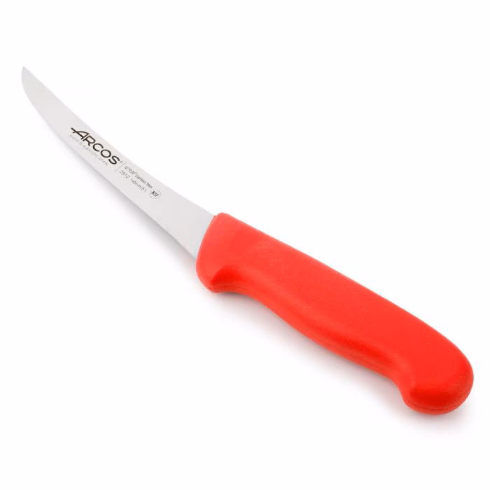 Arcos Cuchillo Deshuesador color rojo Serie 2900 140 mm
