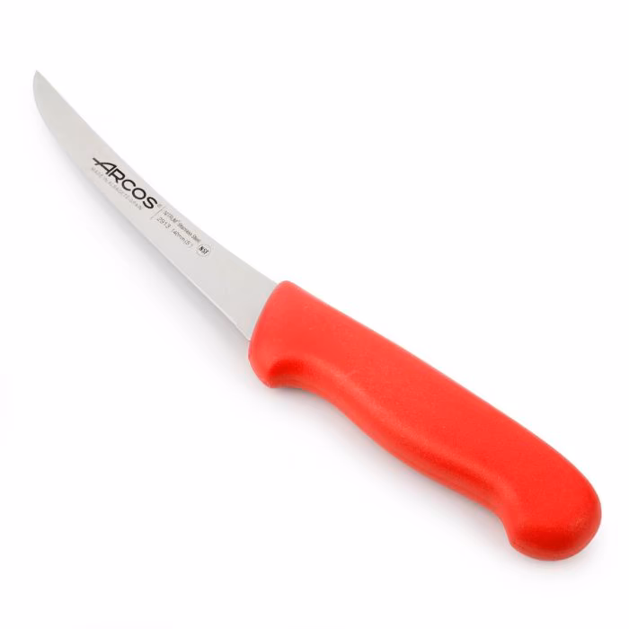 Arcos Cuchillo Deshuesador color rojo Serie 2900 140 mm