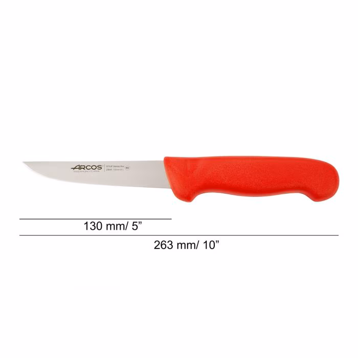 Arcos Cuchillo Deshuesador Color Rojo Serie 2900 160 Mm