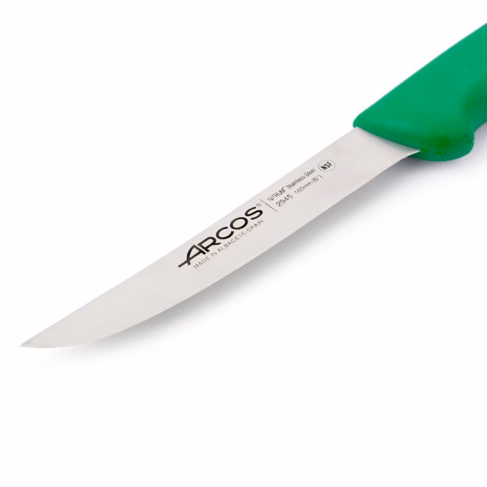 Arcos Cuchillo Deshuesador Color Verde Serie 2900 160 Mm